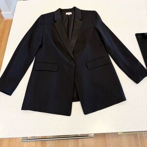 LOFT Black Tuxedo Blazer